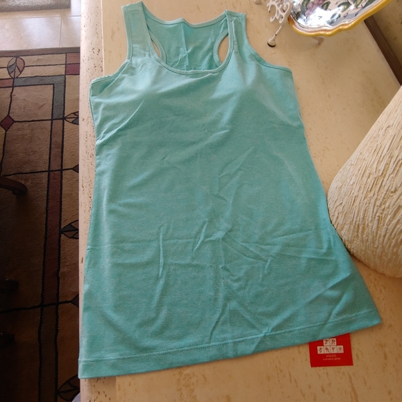 Athlete~ Women's Razorback Stretch Tank Top Sz L - Picture 4 of 4